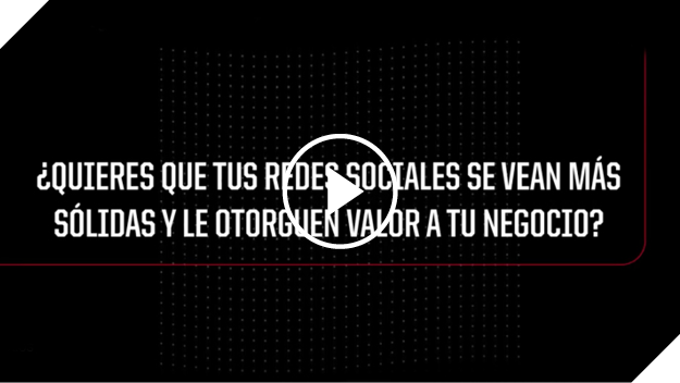 Haz que las redes sociales de tu negocio se vean más profesionales.